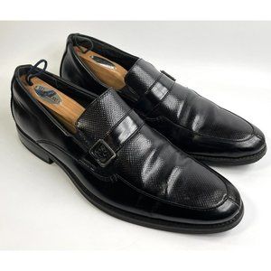 Stacy Adams Men s Beau Moc Toe Bit Slip-On Loafer Black Men s size US 9 M EUR 42
